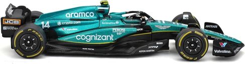 1:43 F1 Aston Martin Aramco F1 Team AMR23 2023 No.14 Fernando Alonso Alloy Car Die Cast Car Model (1/43 AMR23 No.14) in Saudi Arabia