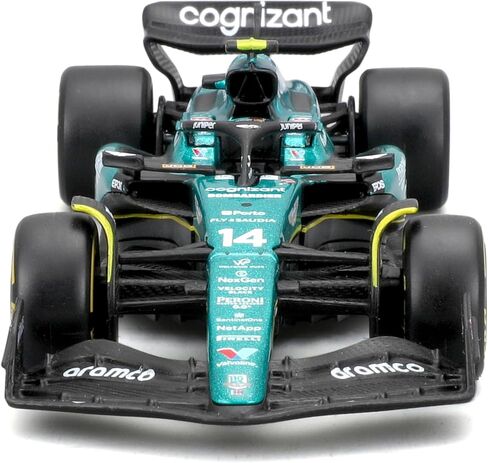 1:43 F1 Aston Martin Aramco F1 Team AMR23 2023 No.14 Fernando Alonso Alloy Car Die Cast Car Model (1/43 AMR23 No.14) in Saudi Arabia