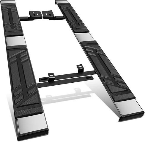 DNA Motoring 6.5 Inches Flat Board Side Steps Running Boards Compatible with Nissan Rogue 2021-2024, STEPB-U-RG21-T1 in Saudi Arabia