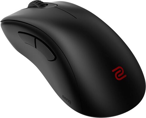 BenQ ZOWIE EC2-CW ​Wireless Ergonomic Gaming Mouse for Esports Enhanced Receiver 24-step Scroll Wheel Driverless Matte Black Coating Medium Size in Saudi Arabia