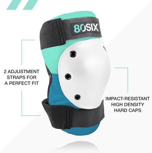 80Six Kids Multi-Sport Pad Set with Wristguards, Elbow Pads, and Knee Pads, Designed by Industry Leading Brand Triple 8 in Kuwait