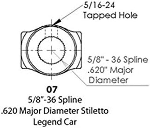 401-50607 U-Joint For Stiletto Rack in Saudi Arabia