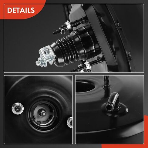 معزز فرامل طاقة التفريغ A-Premium متوافق مع Hyundai Elantra 2009-2012 & Kia Forte 2010-2013، Forte Koup 2010-2013، Forte5 2012-2013، بدون أسطوانة رئيسية in Saudi Arabia
