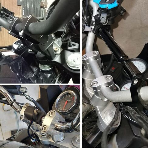 For X-ADV 750 XADV750 XADV ADV 150 ADV150 2017-2023 Motorcycle Handlebar Riser Motocross Heightening Clamp Mount Pit Bike (28mm black) in Saudi Arabia