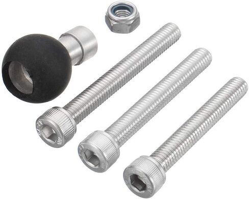 for RAM RAM-B-367U Motorcycle Handlebar Clamp Base Mount with 1" Ball & M8 Screws for Mobile Phone Holder Fixing in Saudi Arabia
