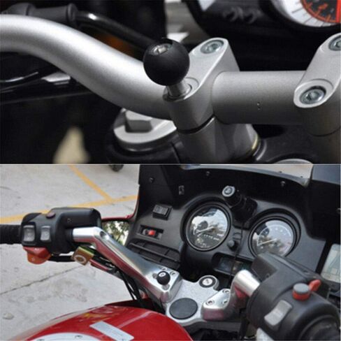 for RAM RAM-B-367U Motorcycle Handlebar Clamp Base Mount with 1" Ball & M8 Screws for Mobile Phone Holder Fixing in Saudi Arabia