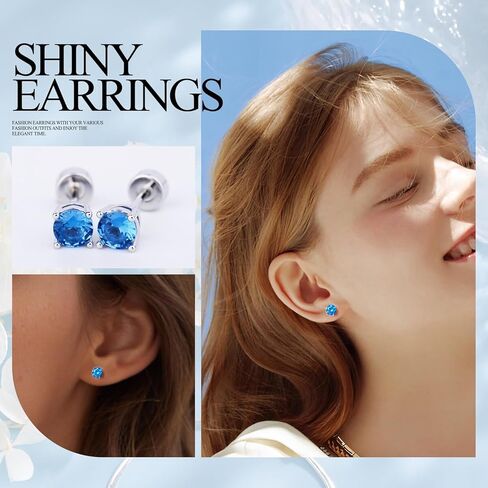 316L التيتانيوم الصلب النحاس مطلي الزركون Earbone مسمار جولة كبيرة الزركون أقراط Huazi Earnail Earbone مسمار in Saudi Arabia