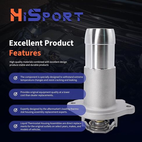 مجموعة مبيت منظم حرارة مبرد المحرك من HiSport - متوافقة مع Chevy Colorado GMC Canyon Hummer H3 H3T Isuzu I-280 I-290 I-350 I-370 استبدال 15-11073 in Saudi Arabia