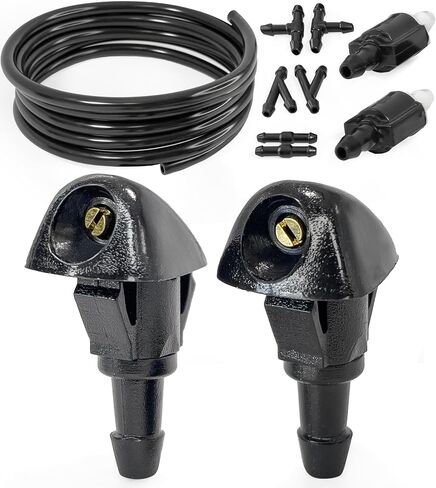 استبدال فوهات غسالة الزجاج الأمامي Click&Fit لسيارة Honda Civic 1987-2005 Fit/Jazz 2001-2008 CR-V 2006-2011 Accord 2003-2008 Acura TSX RL RSX Integra Spray Jet Kit in Saudi Arabia