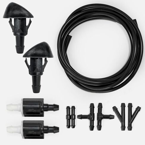 استبدال فوهات غسالة الزجاج الأمامي Click&Fit لسيارة Honda Civic 1987-2005 Fit/Jazz 2001-2008 CR-V 2006-2011 Accord 2003-2008 Acura TSX RL RSX Integra Spray Jet Kit in Saudi Arabia