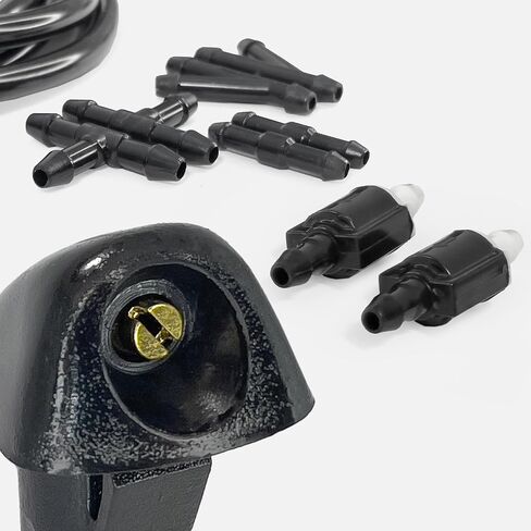 استبدال فوهات غسالة الزجاج الأمامي Click&Fit لسيارة Honda Civic 1987-2005 Fit/Jazz 2001-2008 CR-V 2006-2011 Accord 2003-2008 Acura TSX RL RSX Integra Spray Jet Kit in Saudi Arabia
