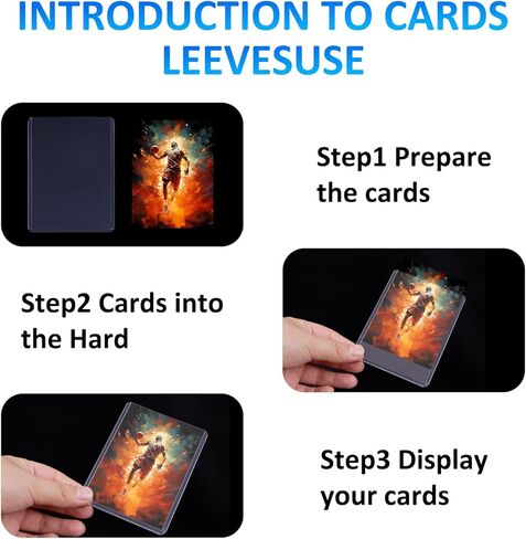 25 Pack Card Sleeves Top Loaders for Cards, 3"X4" Baseball Card Protectors Hard Plastic, Card Sleeves for Trading Cards, Sports Protectors in Saudi Arabia