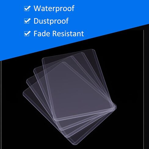 25 Pack Card Sleeves Top Loaders for Cards, 3"X4" Baseball Card Protectors Hard Plastic, Card Sleeves for Trading Cards, Sports Protectors in Saudi Arabia