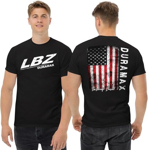 LBZ Duramax T-Shirt Mens S-5Xl, American Flag Tee Patriotic Diesel Truck Shirt in Saudi Arabia