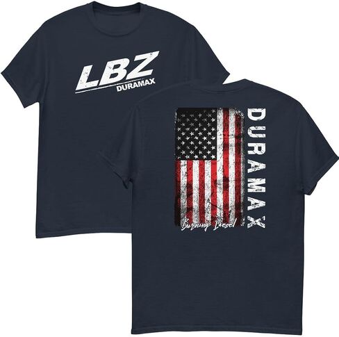 LBZ Duramax T-Shirt Mens S-5Xl, American Flag Tee Patriotic Diesel Truck Shirt in Saudi Arabia