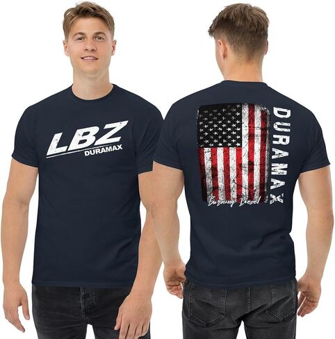 LBZ Duramax T-Shirt Mens S-5Xl, American Flag Tee Patriotic Diesel Truck Shirt in Saudi Arabia