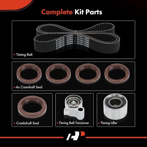 A-Premium Engine Timing Belt Kit Compatible with Toyota Camry 1994-2001, Sienna 1998-2003, Avalon 1995-2004, Solara 1999-2003 & Lexus RX300 1999-2003, ES300 1994-2001 - 3.0L in Saudi Arabia