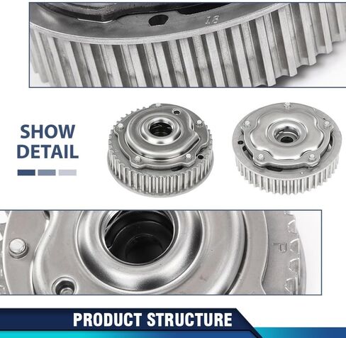 PIT66 Timing Belt Kit VVT Sprocket Compatible with Chevy Sonic 2012-2018/Cruze 1.8L 2011-2016/Aveo Aveo5 1.6L United States Region 2010-2011 K015603XS, TCK338 in Saudi Arabia