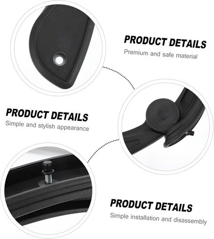 Angoily 1 Set Office Chair Armrest Replacement Grip Handles for Enhanced Comfort for Office Workers Seniors and Pregnant Women Easy Installation and Support for Relaxation in Saudi Arabia