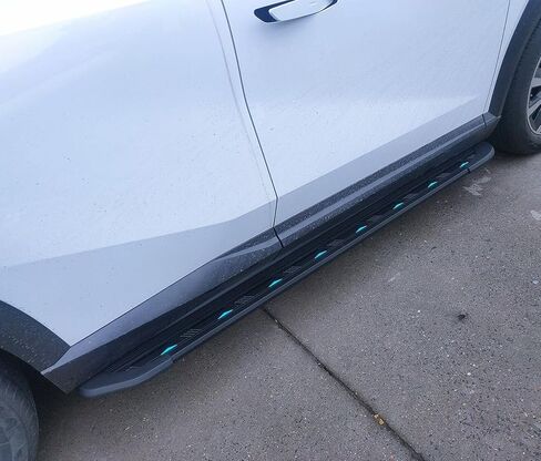 قطعتان من ألواح الجري ذات الدرجات الجانبية وقضبان Nerf - مناسبة تمامًا لدواسة Acura ADX 2025 شديدة التحمل لسيارات الدفع الرباعي in Saudi Arabia