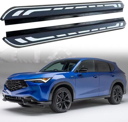 2Pcs Black Running Boards Side Steps Nerf Bars - Exact Fit for Acura ADX 2025 Heavy Duty Pedal for SUV in Saudi Arabia