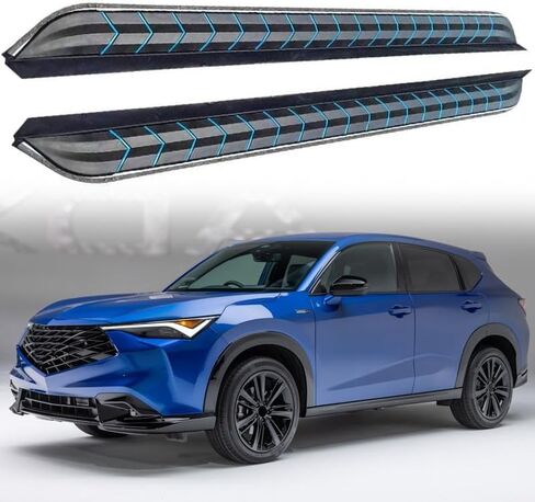 قطعتان من ألواح الجري ذات الدرجات الجانبية وقضبان Nerf - مناسبة تمامًا لدواسة Acura ADX 2025 شديدة التحمل لسيارات الدفع الرباعي in Saudi Arabia