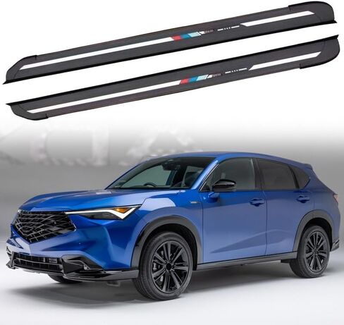 2Pcs Black Running Boards Side Steps Nerf Bars - Exact Fit for Acura ADX 2025 Heavy Duty Pedal for SUV in Saudi Arabia