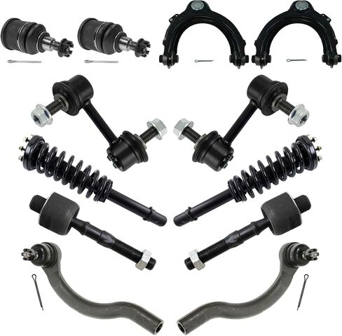 TRQ Front Steering & Suspension Kit Compatible with 2001-2004 Ford Escape Mazda Tribute in Saudi Arabia