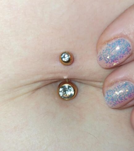 Longita 6-14mm Titanium Belly Button Rings Titanium Belly Ring Internal Threaded Short Long Bar Implant Grade Titanium Belly Ring Belly Rings for Women Surgical Steel Belly Button Piercing Silver Pink in Kuwait