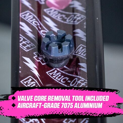 مجموعة صمامات بدون أنبوب Muc-Off V2 باللون الأسود، 80 ملم، زوج in Kuwait