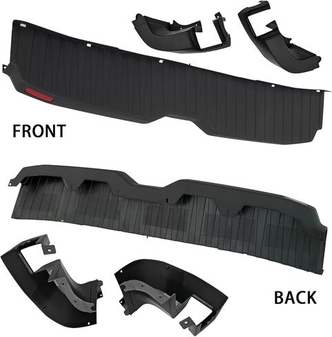 Bewild Rear Bumper Cover & Side End Cap Cover Compatible with 2015-2024 Ford Transit Pass Van 150 250 350 Rear Left & Right Kit BK3117926AG/BK3117927AG/CK4Z17C829AC (With Reflector) in Saudi Arabia