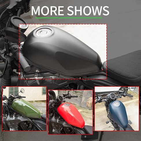 Motorcycle Fuel Tank Cover for Rebel CMX 500 300 250 CMX500 CMX300 CMX250 2017-2025 Oil Gas Fairing Cowl Protector, Matte Black in Saudi Arabia