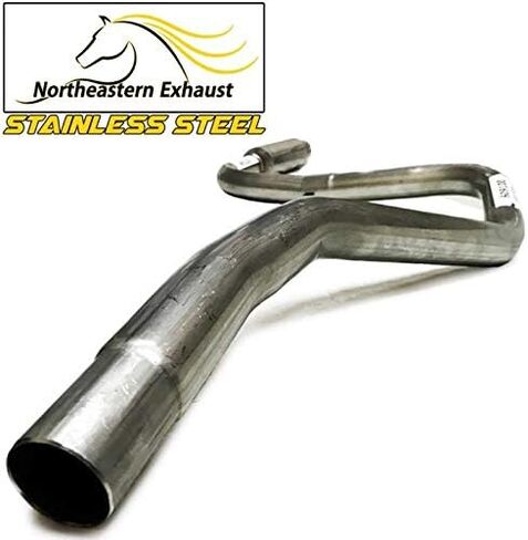 Northeastern Exhaust | Stainless Steel Resonator & Muffler Exhaust System Kit Compatible for Ford Escort ZX2 1998-2003 2.0L | Free Gasket and Clamp Included | Automotive Replacement Part in Saudi Arabia