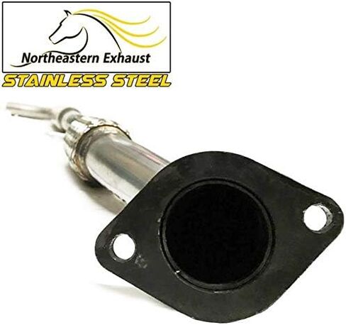 Northeastern Exhaust | Stainless Steel Resonator & Muffler Exhaust System Kit Compatible for Ford Escort ZX2 1998-2003 2.0L | Free Gasket and Clamp Included | Automotive Replacement Part in Saudi Arabia