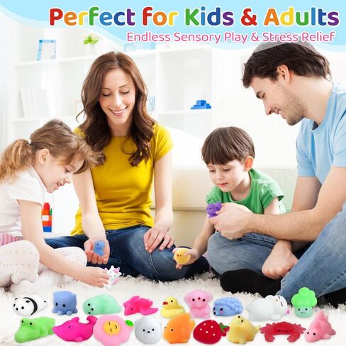 80 قطعة Kawaii Mini Mochi Squishy Toys Party Favors للأطفال 8-12 فوفو اسفنجي بطيء الارتفاع الحيوان الحسي تململ اللعب السائبة لجوائز الفصول الدراسية مجموعة عيد الميلاد حزمة عيد الحب أكياس جودي بيض عيد الفصح in Saudi Arabia