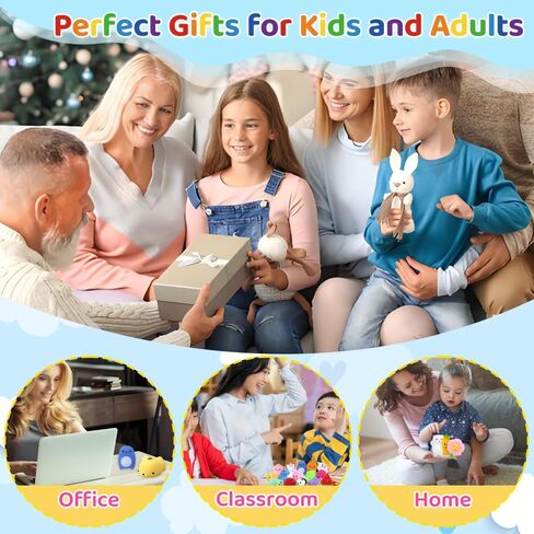 80 قطعة Kawaii Mini Mochi Squishy Toys Party Favors للأطفال 8-12 فوفو اسفنجي بطيء الارتفاع الحيوان الحسي تململ اللعب السائبة لجوائز الفصول الدراسية مجموعة عيد الميلاد حزمة عيد الحب أكياس جودي بيض عيد الفصح in Saudi Arabia