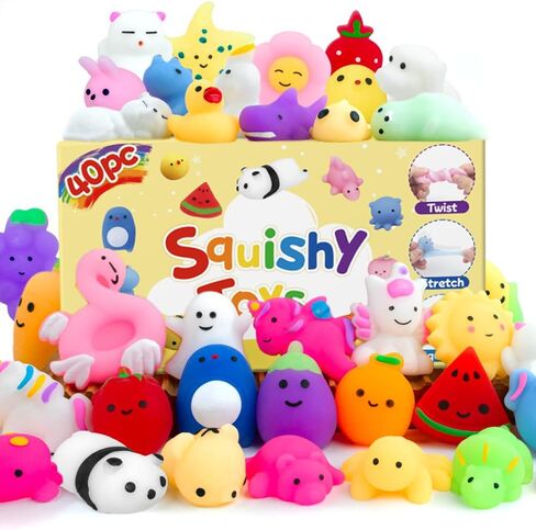 80 قطعة Kawaii Mini Mochi Squishy Toys Party Favors للأطفال 8-12 فوفو اسفنجي بطيء الارتفاع الحيوان الحسي تململ اللعب السائبة لجوائز الفصول الدراسية مجموعة عيد الميلاد حزمة عيد الحب أكياس جودي بيض عيد الفصح in Saudi Arabia