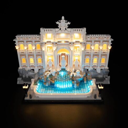 مجموعة إضاءة LED Kyglaring متوافقة مع مكعبات البناء Lego Trevi Fountain 21062، ترقية ملحقات الإضاءة الخافتة لجهاز التحكم عن بعد لمجموعة نماذج Lego 21062، الأضواء فقط، الطراز غير متضمن in Kuwait