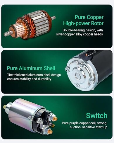 New Starter 17986N Replacement for Buick Enclave LaCrosse Rendezvous, for Cadillac SRX STS XTS, for Chevy Captiva Sport Impala Limited Traverse, for GMC Acadia Limited,for Pontiac, for Saturn in Kuwait