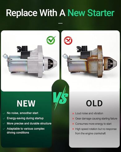 New Starter 17986N Replacement for Buick Enclave LaCrosse Rendezvous, for Cadillac SRX STS XTS, for Chevy Captiva Sport Impala Limited Traverse, for GMC Acadia Limited,for Pontiac, for Saturn in Kuwait