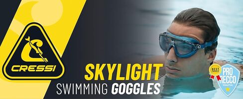 Cressi Skylight، Clear-Black/Blue، عدسة شفافة [نسخة مكررة] in Saudi Arabia
