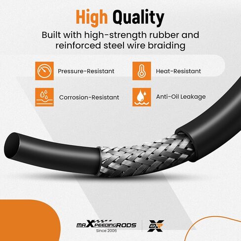 مجموعة خرطوم ضغط التوجيه المعزز من maxpeedingrods لهوندا أكورد 2.3L 1998-2002, 53713-S84-A04 3713-S82-A01 in Saudi Arabia