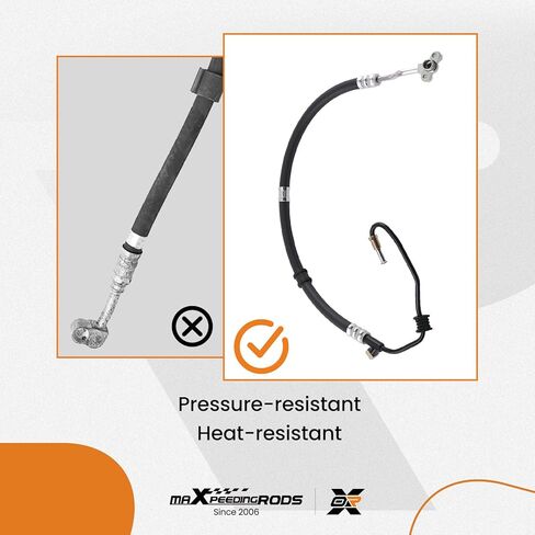 مجموعة خرطوم ضغط التوجيه المعزز من maxpeedingrods لهوندا أكورد 2.3L 1998-2002, 53713-S84-A04 3713-S82-A01 in Saudi Arabia