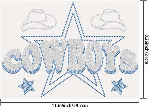 SUPERDANT Cowboys Iron on Rhinestones for Clothes Western Cowboy Crystal Heat Transfer Stickers Iron on Decals Rhinestone Patches for Man Woman T-Shirt Clothing Hoodie Jackets DIY Art Craft Gifts in Saudi Arabia