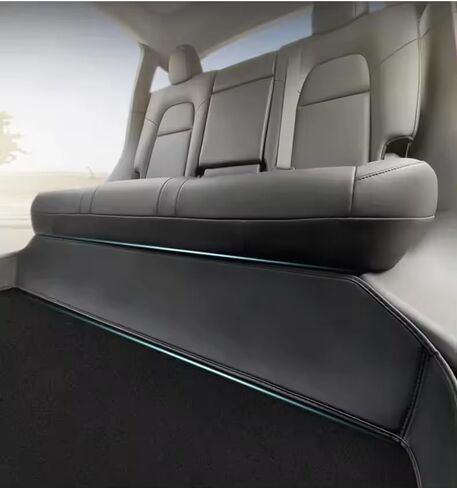 Premium Rear Seat Lower Protective Mat Custom Fit for Tesla Model Y 21'-25' - Durable, Waterproof, Easy Installation, Anti-Slip - Perfect for Families and Pets, Black in Saudi Arabia