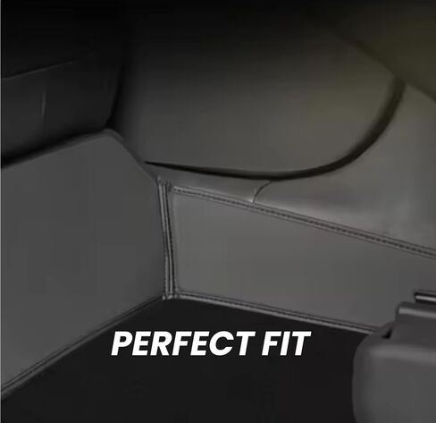 Premium Rear Seat Lower Protective Mat Custom Fit for Tesla Model Y 21'-25' - Durable, Waterproof, Easy Installation, Anti-Slip - Perfect for Families and Pets, Black in Saudi Arabia