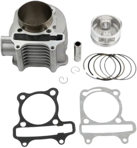 63 مللي متر 200cc مجموعة اسطوانة تتحمل كبيرة ل BT125T GY6 152QMI 157QMJ 125cc 150cc 4 السكتة الدماغية أجزاء محرك سكوتر in Kuwait