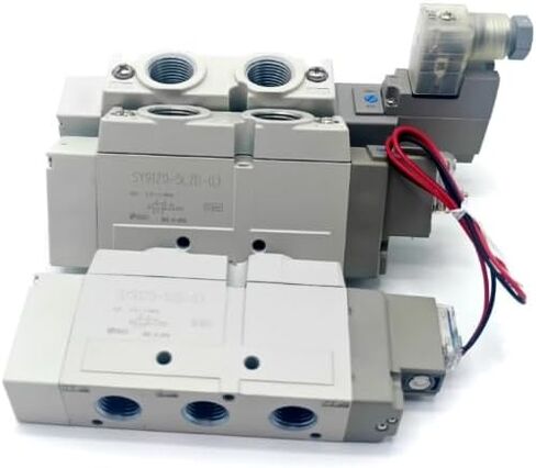 1PC 100% New SMC solenoid valve SY9520-3DZD-03/SY9520-4DZD-03/SY9520-5DZD-03/SY9520-6DZD-03 two position five way solenoid valve DZD series (SY9520-6DZD-03) in Saudi Arabia