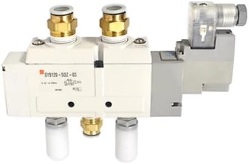 1PC 100% New SMC solenoid valve SY9520-3DZD-03/SY9520-4DZD-03/SY9520-5DZD-03/SY9520-6DZD-03 two position five way solenoid valve DZD series (SY9520-6DZD-03) in Saudi Arabia