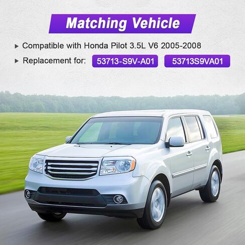 مجموعة خرطوم ضغط التوجيه المعزز متوافقة مع Honda Pilot 3.5L V6 2005 2006 2007 2008، بديل لـ 53713-S9V-A01، 53713S9VA01 in Saudi Arabia